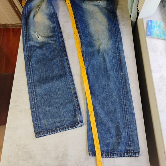 Diesel Larkee DNA Regular Straight Jeans 0882R Faded Wash Italy Mens Size 29x32 - Picture 13 of 15